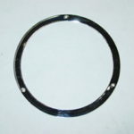 Headlight ring, small, chrome, flat