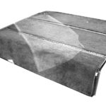 Fastback rear seat molding, 65-68