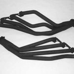 Powder coated headers, satin black, 289 and 302