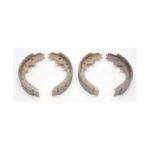 Brake shoes, carbon kevlar race compound, 10"x2-1/2"